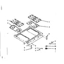 Kenmore 1037406700 main top section diagram