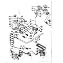 Kenmore 1037406700 burner section diagram