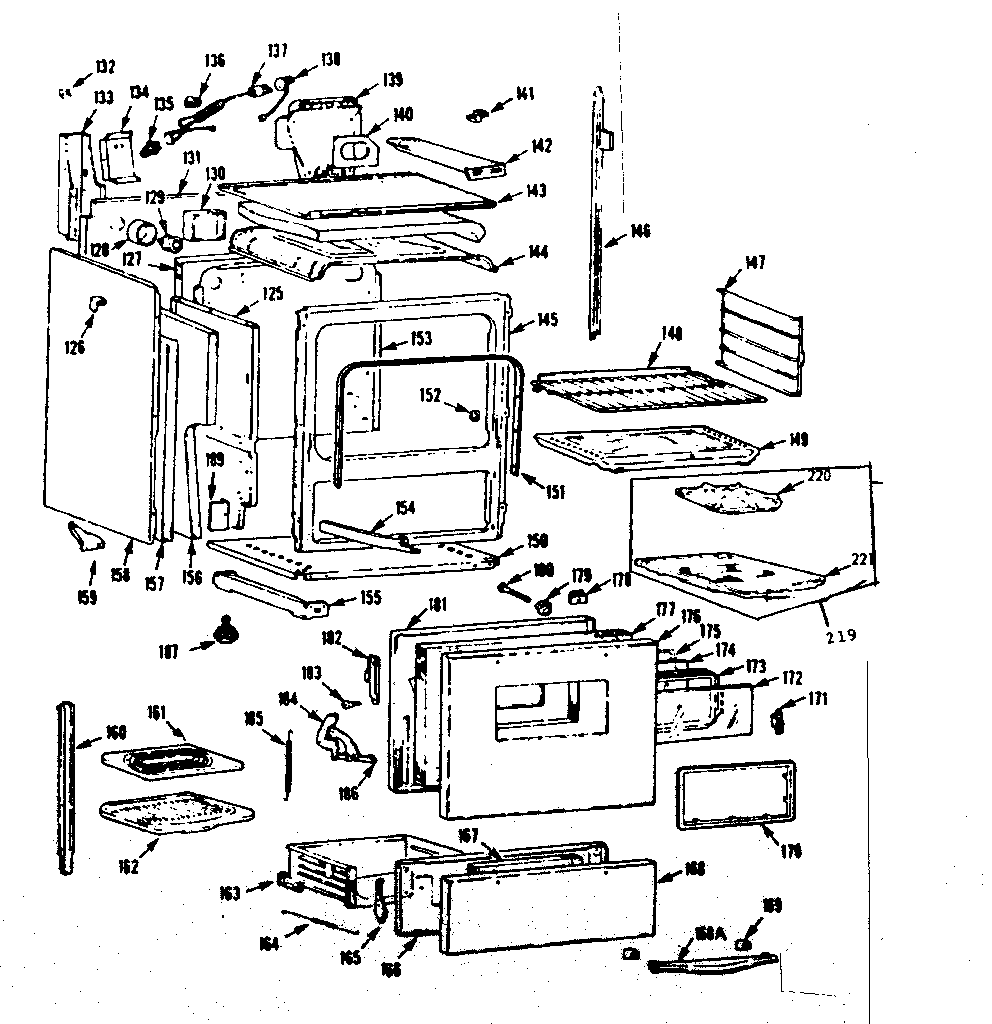 Kenmore 1037466652 body section diagram