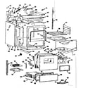 Kenmore 1037466632 body section diagram