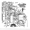 Kenmore 1037646761 body section diagram