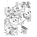 Kenmore 1037666741 burner section diagram