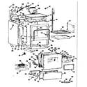 Kenmore 1037786642 body section diagram