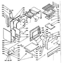 Kenmore 1037806700 lower body section diagram