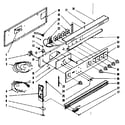 Kenmore 1039406760 backguard section diagram