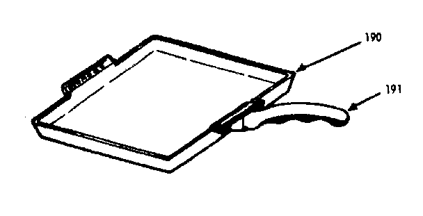 Kenmore 1039456600 set-on griddle diagram
