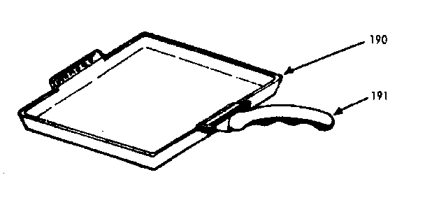 Kenmore 1039466663 set-on griddle diagram