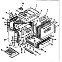Kenmore 1198366790 body section diagram