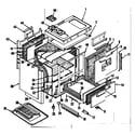 Kenmore 1198396790 body section diagram