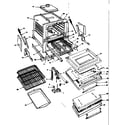 Kenmore 1553546760 oven and broiler parts list diagram