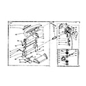 Kenmore 1106702300 wringer and gear case diagram