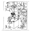 Kenmore 1106703500 machine sub-asssembly diagram