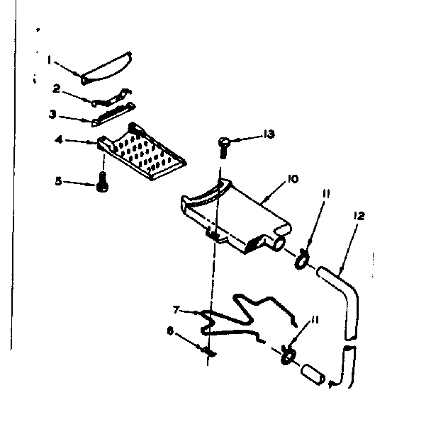 Kenmore 1106704110 filter assembly diagram