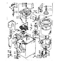 Kenmore 1106733404 machine sub-assembly diagram