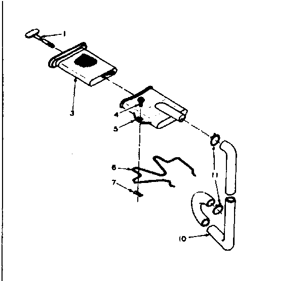 Kenmore 1106733405 filter assembly diagram