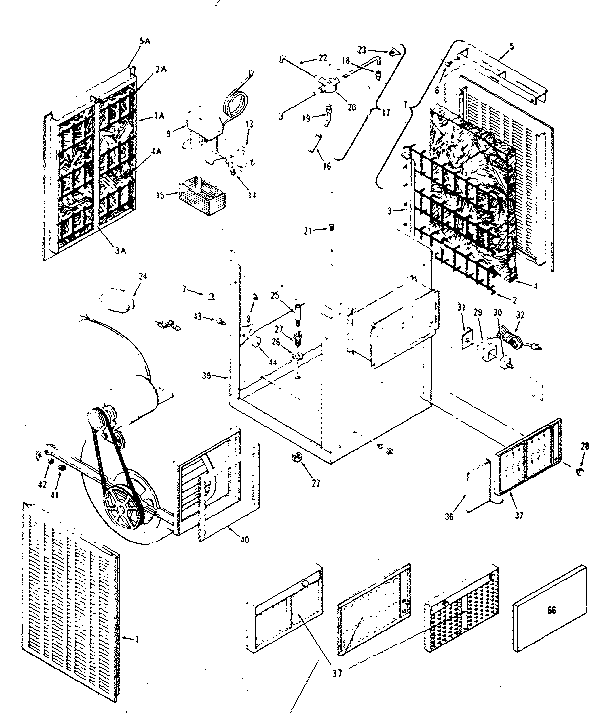 Kenmore 565618400 functional replacement parts diagram