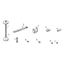 Kenmore 153311220 threaded rod and pressure plate diagram
