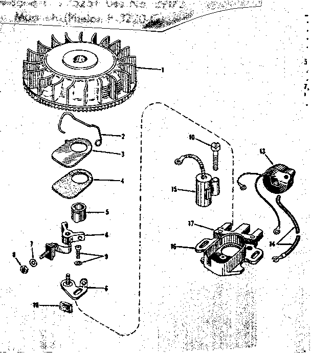 Craftsman 14375250 magneto (phelon f-3220-g) diagram