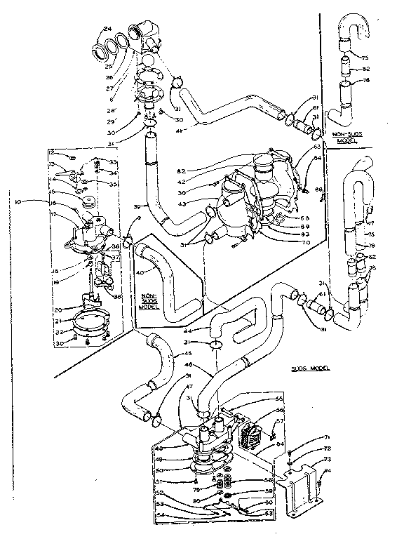 Kenmore 1106204855 water system diagram