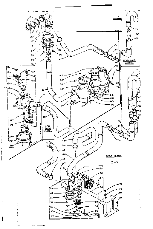 Kenmore 1106204806 water system diagram