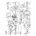 Kenmore 1106204858 machine sub-assembly diagram