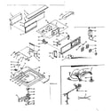 Kenmore 1106204858 top and console assembly diagram
