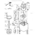 Kenmore 1106005303 machine sub-assembly diagram