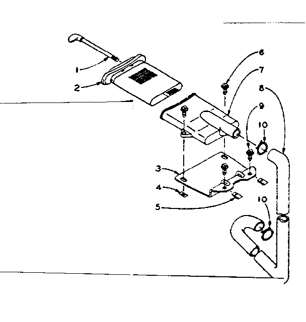 Kenmore 1106005353 filter assembly diagram