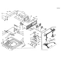 Kenmore 1106205306 top and console assembly diagram