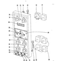 Kenmore 1019026660 control panel section diagram
