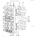 Kenmore 1019036500 control panel section diagram