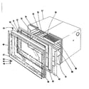 Kenmore 1019036500 upper oven section diagram
