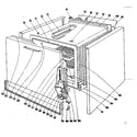 Kenmore 1019036500 lower oven section diagram