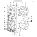Kenmore 1019036541 control panel section diagram