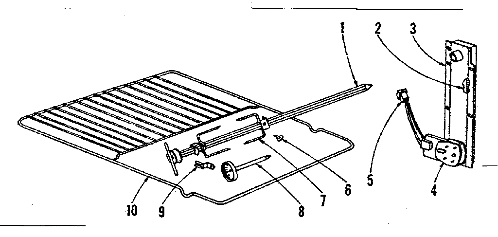 Kenmore 1019126441 rottiserie diagram