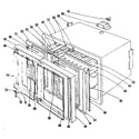 Kenmore 1019126500 oven section diagram