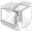 Kenmore 1019136450 lower oven section diagram