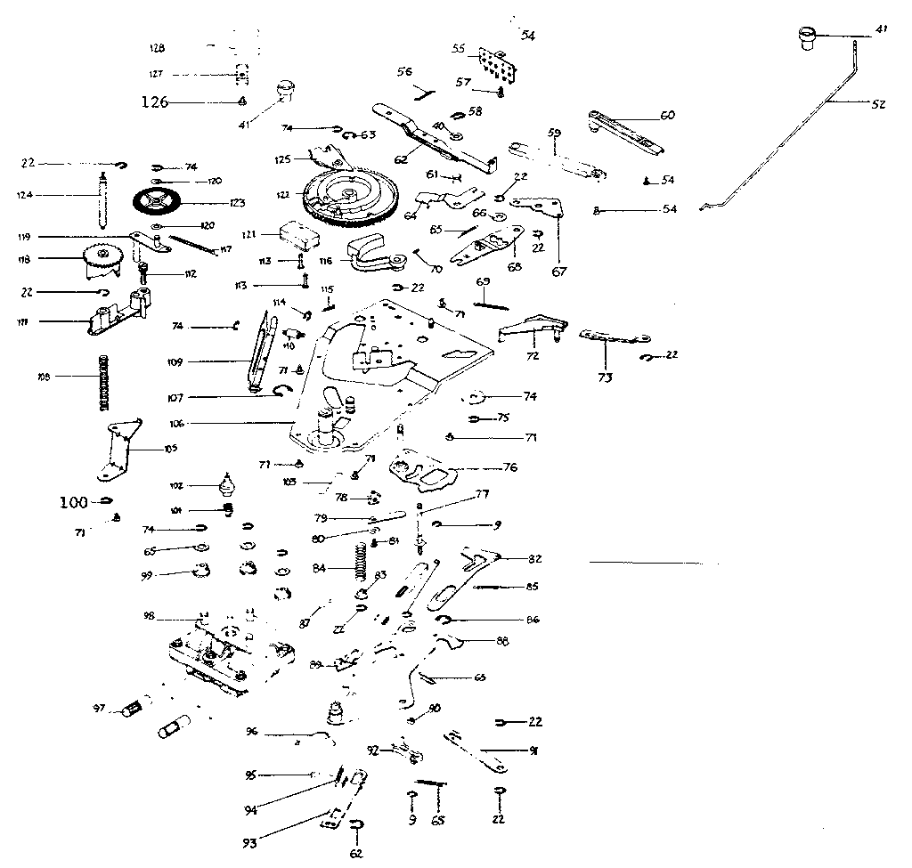 LXI 38610040 main sub riveting assembly diagram