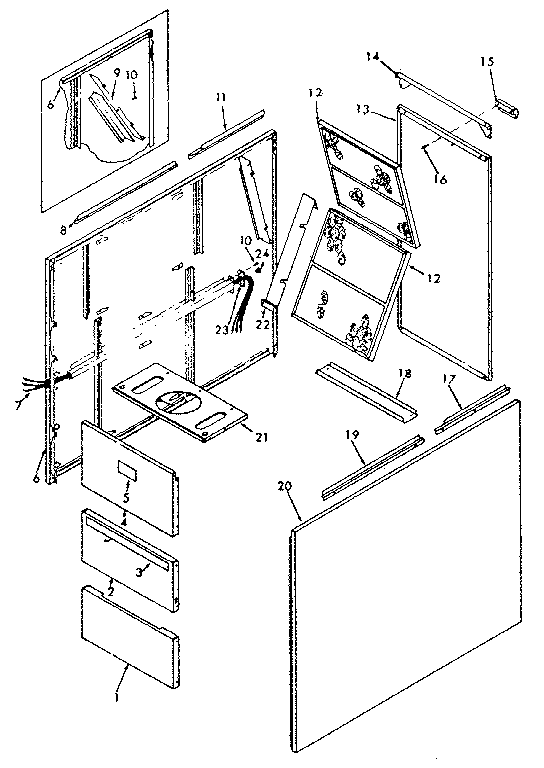 ICP NL0-112AF-C cabinet diagram