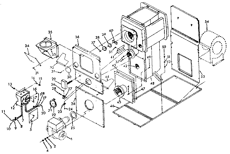 ICP NL0-112AF-C furnace body diagram