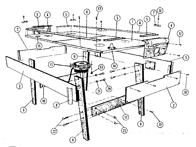 Sears 44025107.1 unit parts diagram