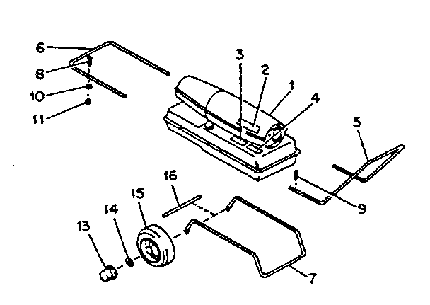 Kenmore 583406130 non-functional replacement parts diagram