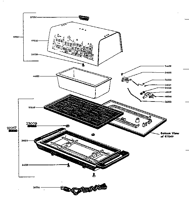 National Presto 01/WBI WEEBAKERIE replacement parts diagram