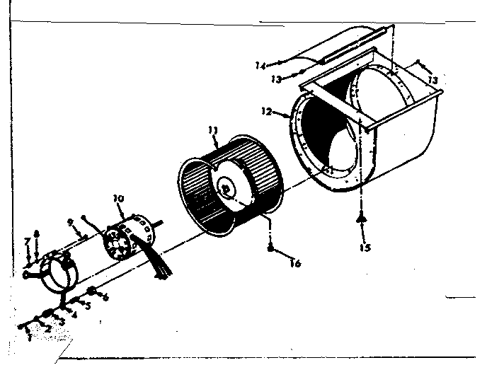 Whirlpool FXX63-112ER-2 blower assembly diagram