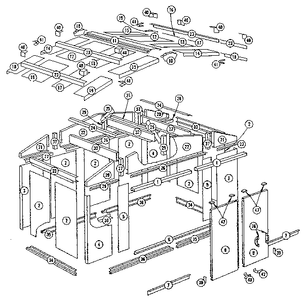 Sears 69660449 replacement parts diagram
