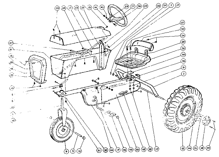 AMF G-437 replacement parts diagram