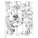 Kenmore 1106604451 machine sub-assembly diagram
