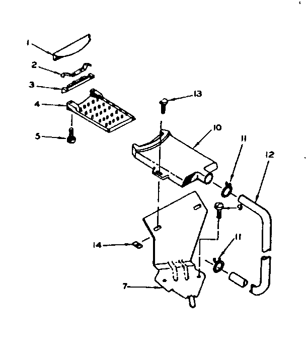 Kenmore 1106604401 filter assembly diagram