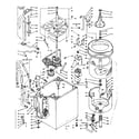 Kenmore 1106605500 machine sub-assembly diagram