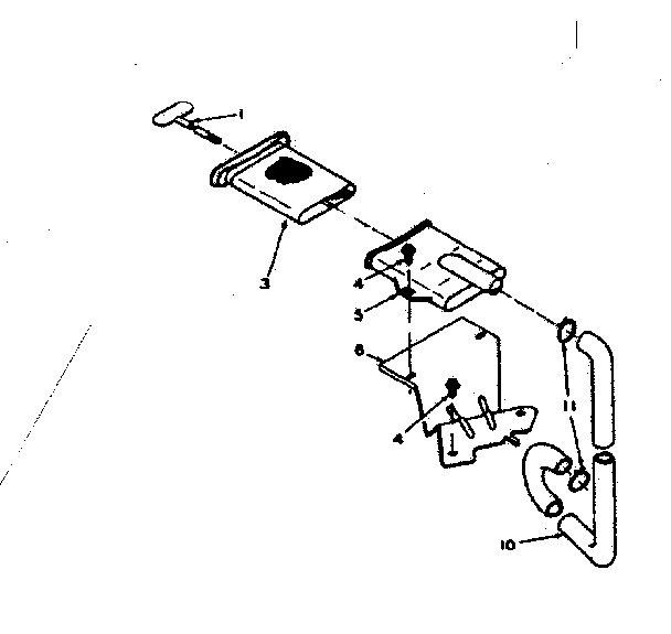 Kenmore 1106604550 filter assembly diagram